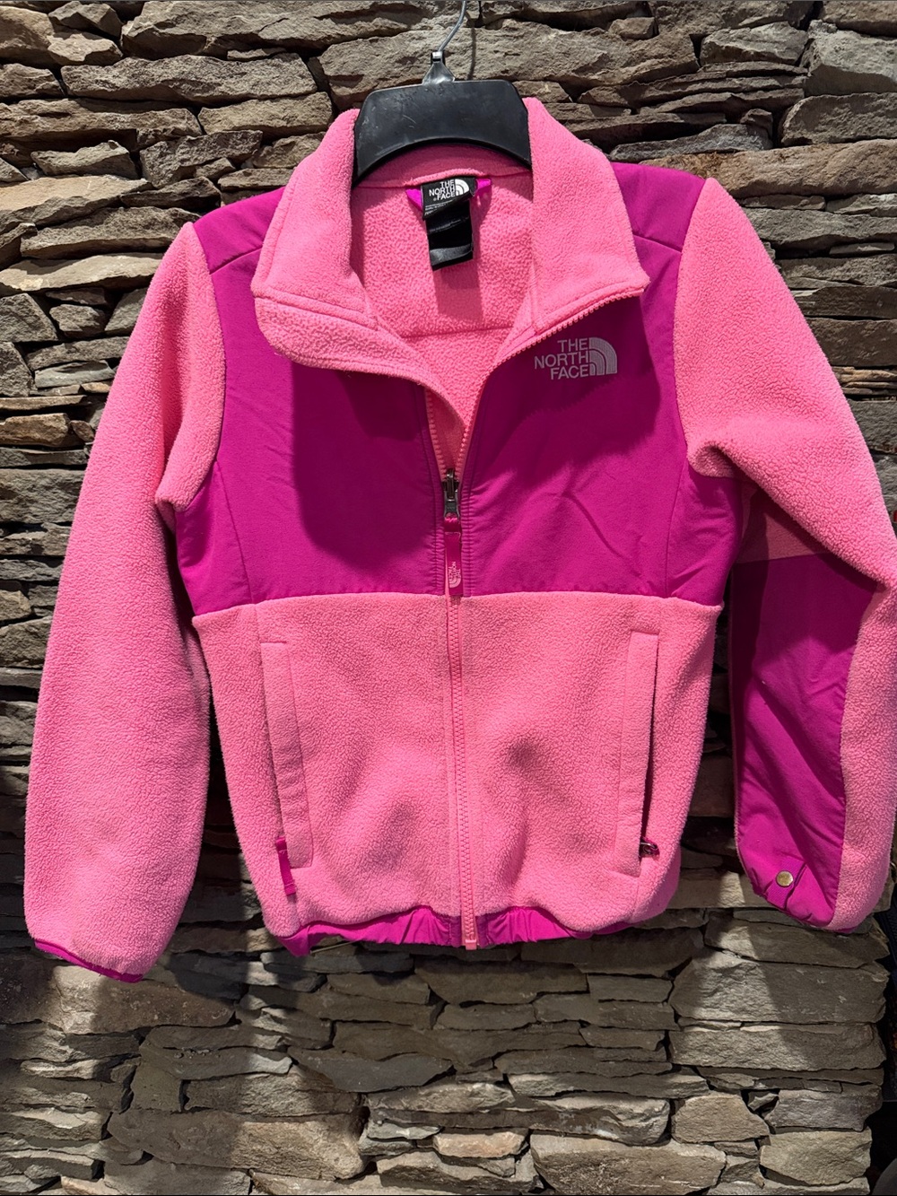 The North Face Two-Tone Pink/Magenta Fleece Jacket